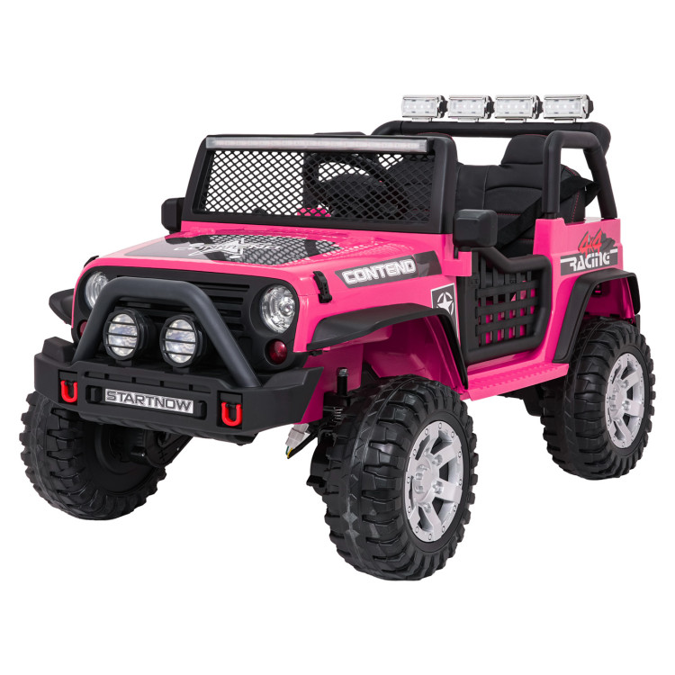 Elektrické autíčko Jeep BEAST 4x4 - MP3 - ružové